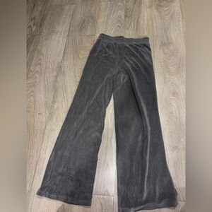 Gray Velour Pants